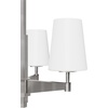 image:imageHunter  Nolita 3light Brushed Nickel Medium Size Chandelier Dimmable Modern Style Candle Shaped for Bedrooms Kitchens Dining Living Rooms  19877