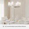 image:imageHunter  Nolita 6Light Brushed Nickel Modern Style Dimmable Large Chandelier for Bedrooms Kitchens Dining Living Rooms  19875Brushed Nickel