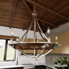 image:imageHunter  Perch Point 5Light Brushed Nickel Casual Style Dimmable Medium Size Chandelier for Bedrooms Kitchens Dining Living Rooms  19417