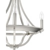 image:imageHunter  Perch Point 5Light Brushed Nickel Casual Style Dimmable Medium Size Chandelier for Bedrooms Kitchens Dining Living Rooms  19425