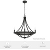 image:imageHunter  Perch Point 5light Noble Bronze Medium Size Chandelier Dimmable Casual Style Empire Shaped for Bedrooms Kitchens Dining Living Rooms  19416