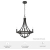 image:imageHunter  Perch Point 5light Noble Bronze Medium Size Chandelier Dimmable Casual Style Empire Shaped for Bedrooms Kitchens Dining Living Rooms  19424