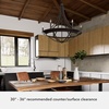 image:imageHunter  Perch Point 6light Noble Bronze Large Chandelier Dimmable Casual Style Empire Shaped for Bedrooms Kitchens Dining Living Rooms  19414