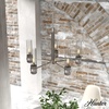 image:imageHunter  River Mill 5light Brushed Nickel Large Chandelier Dimmable Rustic Style Candle Shaped for Bedrooms Kitchens Dining Living Rooms  19475