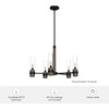 image:imageHunter  River Mill 5light Rustic Iron Large Chandelier Dimmable Rustic Style Candle Shaped for Bedrooms Kitchens Dining Living Rooms  19474