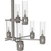 image:imageHunter  River Mill 9light Brushed Nickel Large Chandelier Dimmable Rustic Style Candle Shaped for Bedrooms Kitchens Dining Living Rooms  19479