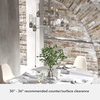 image:imageHunter  River Mill 9light Brushed Nickel Large Chandelier Dimmable Rustic Style Candle Shaped for Bedrooms Kitchens Dining Living Rooms  19479