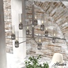 image:imageHunter  River Mill 9light Brushed Nickel Large Chandelier Dimmable Rustic Style Candle Shaped for Bedrooms Kitchens Dining Living Rooms  19479