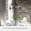 image:imageHunter  River Mill 9light Rustic Iron Large Chandelier Dimmable Rustic Style Candle Shaped for Bedrooms Kitchens Dining Living Rooms  19478