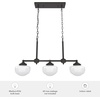 image:imageHunter  Saddle Creek 3light Noble Bronze Large Chandelier Dimmable Schoolhouse Style Linear Shaped for Bedrooms Kitchens Dining Living Rooms  19490