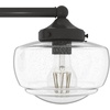 image:imageHunter  Saddle Creek 3light Noble Bronze Large Chandelier Dimmable Schoolhouse Style Linear Shaped for Bedrooms Kitchens Dining Living Rooms  19491