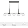 image:imageHunter  Saddle Creek 7light Noble Bronze Extra Large Chandelier Dimmable Schoolhouse Style Linear Shaped for Bedrooms Kitchens Dining Living Rooms  19494
