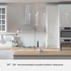 image:imageHunter  Southcrest 4Light Distressed White Casual Style Dimmable Medium Size Chandelier for Bedrooms Kitchens Dining Living Rooms  19639