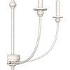 image:imageHunter  Southcrest 4light Distressed White Large Chandelier Dimmable Casual Style Candle Shaped for Bedrooms Kitchens Dining Living Rooms  19637