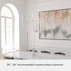 image:imageHunter  Southcrest 9light Distressed White Large Chandelier Dimmable Casual Style Candle Shaped for Bedrooms Kitchens Dining Living Rooms  19633