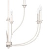 image:imageHunter  Southcrest 9light Distressed White Large Chandelier Dimmable Casual Style Candle Shaped for Bedrooms Kitchens Dining Living Rooms  19633