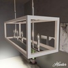 image:imageHunter  Squire Manor 5light Chrome Extra Large Chandelier Dimmable Modern Style Linear Shaped for Bedrooms Kitchens Dining Living Rooms  19998