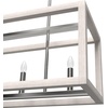 image:imageHunter  Squire Manor 5light Chrome Extra Large Chandelier Dimmable Modern Style Linear Shaped for Bedrooms Kitchens Dining Living Rooms  19998