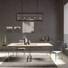 image:imageHunter  Squire Manor 5light Matte Black Extra Large Chandelier Dimmable Modern Style Linear Shaped for Bedrooms Kitchens Dining Living Rooms  19090Matte Black