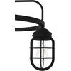 image:imageHunter  Starklake 3light Natural Black Iron Medium Size Chandelier Dimmable Caged Style Wagon Wheel Shaped for Bedrooms Kitchens Dining Living Rooms  19665