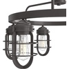 image:imageHunter  Starklake 6light Noble Bronze Large Chandelier Dimmable Wagon Wheel Shaped for Bedrooms Kitchens Dining Living Rooms  19041
