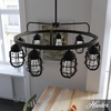 image:imageHunter  Starklake 9light Noble Bronze Large Chandelier Dimmable Wagon Wheel Shaped for Bedrooms Kitchens Dining Living Rooms  19662