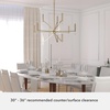 image:imageHunter  Sunjai 12light Alturas Gold Extra Large Chandelier Dimmable Formal Style Candle Shaped for Bedrooms Kitchens Dining Living Rooms  19529