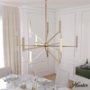 image:imageHunter  Sunjai 12light Alturas Gold Extra Large Chandelier Dimmable Formal Style Candle Shaped for Bedrooms Kitchens Dining Living Rooms  19529