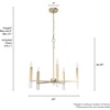 image:imageHunter  Sunjai 5light Alturas Gold Large Chandelier Dimmable Formal Style Candle Shaped for Bedrooms Kitchens Dining Living Rooms  19523