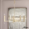 image:imageHunter  Sunjai 5light Alturas Gold Large Chandelier Dimmable Formal Style Candle Shaped for Bedrooms Kitchens Dining Living Rooms  19523
