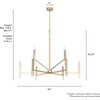 image:imageHunter  Sunjai 9Light Alturas Gold Extra Large Chandelier Dimmable Formal Style Candle Shaped for Bedrooms Kitchens Dining Living Rooms  19521