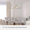 image:imageHunter  Sunjai 9Light Alturas Gold Extra Large Chandelier Dimmable Formal Style Candle Shaped for Bedrooms Kitchens Dining Living Rooms  19521