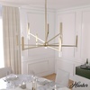 image:imageHunter  Sunjai 9Light Alturas Gold Extra Large Chandelier Dimmable Formal Style Candle Shaped for Bedrooms Kitchens Dining Living Rooms  19521