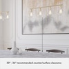 image:imageHunter  Van Nuys 4light Alturas Gold Large Chandelier Dimmable Transitional Style Linear Shaped for Bedrooms Kitchens Dining Living Rooms  48037Alturas Gold