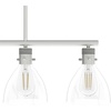 image:imageHunter  Van Nuys 4light Alturas Gold Large Chandelier Dimmable Transitional Style Linear Shaped for Bedrooms Kitchens Dining Living Rooms  48037Brushed Nickel