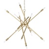 image:imageHunter  Vicontessa 8Light Alturas Gold Large Chandelier Dimmable Modern Style Sputnik Shaped for Bedrooms Kitchens Dining Living Rooms  48180