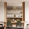 image:imageHunter  Vicontessa 8Light Alturas Gold Large Chandelier Dimmable Modern Style Sputnik Shaped for Bedrooms Kitchens Dining Living Rooms  48180