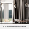 image:imageHunter  Vidria 1Light Alturas Gold Mini Pendant Light Dimmable Formal Style Bell Shaped for Bedrooms Kitchens Dining Living Rooms  45233