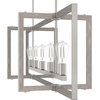 image:imageHunter  Woodburn 5light Brushed Nickel Extra Large Chandelier Dimmable Modern Style Linear Shaped for Bedrooms Kitchens Dining Living Rooms  19811