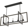 image:imageHunter  Woodburn 5light Noble Bronze Extra Large Chandelier Dimmable Modern Style Linear Shaped for Bedrooms Kitchens Dining Living Rooms  19812