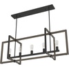 image:imageHunter  Woodburn 5light Noble Bronze Extra Large Chandelier Dimmable Modern Style Linear Shaped for Bedrooms Kitchens Dining Living Rooms  19812