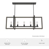image:imageHunter  Woodburn 5light Noble Bronze Extra Large Chandelier Dimmable Modern Style Linear Shaped for Bedrooms Kitchens Dining Living Rooms  19812