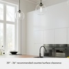 image:imageHunter  Xidane 1Light Matte Black Medium Size Pendant Light Dimmable MidCentury Modern Style Globe Shaped for Bedrooms Kitchens Dining Living Rooms  19512