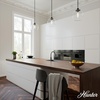 image:imageHunter  Xidane 1Light Matte Black Medium Size Pendant Light Dimmable MidCentury Modern Style Globe Shaped for Bedrooms Kitchens Dining Living Rooms  19512