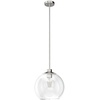 image:imageHunter  Xidane 1light Alturas Gold Medium Size Pendant Light Dimmable Mid Century Modern Style Globe Shaped for Bedrooms Kitchens Dining Living Rooms  19767Brushed Nickel