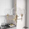 image:imageHunter  Xidane 3light Alturas Gold Medium Size Chandelier Dimmable Mid Century Modern Style Candle Shaped for Bedrooms Kitchens Dining Living Rooms  19739Alturas Gold