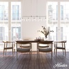 image:imageHunter  Xidane 5light Alturas Gold Extra Large Chandelier Dimmable Mid Century Modern Style Linear Shaped for Bedrooms Kitchens Dining Living Rooms  19747Brushed Nickel