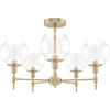 image:imageHunter  Xidane 5light Alturas Gold Large Chandelier Dimmable Mid Century Modern Style Round Shaped for Bedrooms Kitchens Dining Living Rooms  19741Alturas Gold