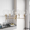 image:imageHunter  Xidane 5light Alturas Gold Large Chandelier Dimmable Mid Century Modern Style Round Shaped for Bedrooms Kitchens Dining Living Rooms  19741Alturas Gold