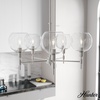 image:imageHunter  Xidane 5light Alturas Gold Large Chandelier Dimmable Mid Century Modern Style Round Shaped for Bedrooms Kitchens Dining Living Rooms  19741Brushed Nickel